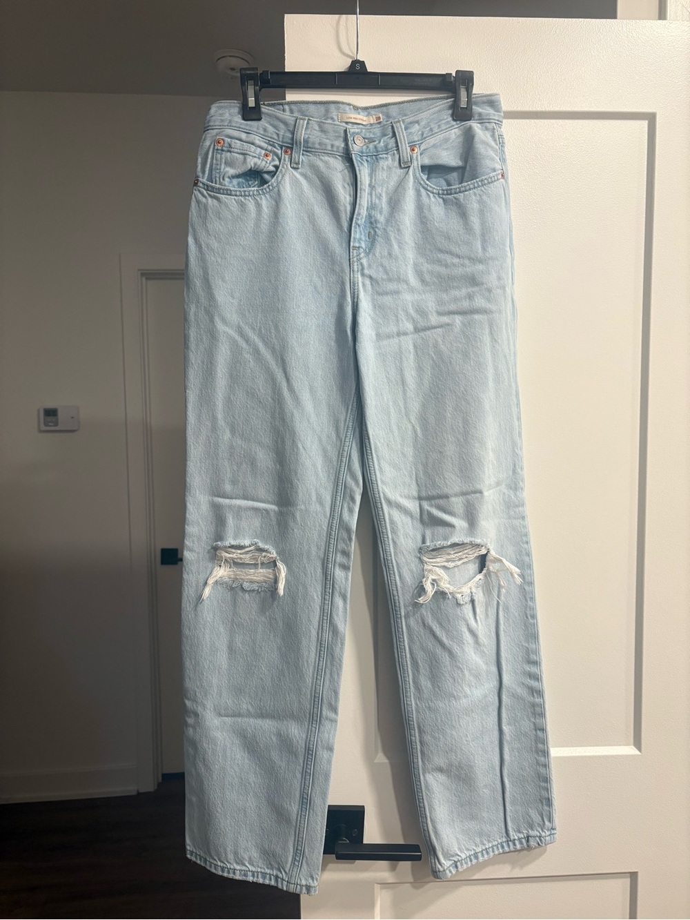 Levi's Light Blue Low Pro Straight Jeans